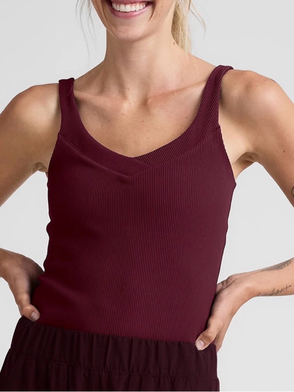 Beyond yoga impulse ribbed tank XS